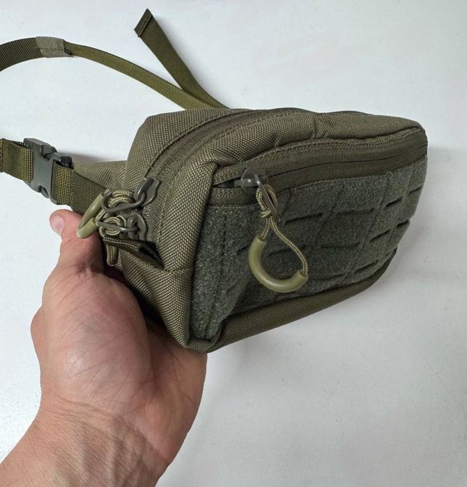 Чоловіча тактична сумка бананка месенджер через плече тактическая