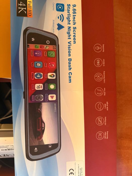 Lusterko wideo rejestrator