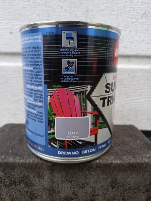 Farba do metalu ALTAX Emalia SUPER TRWAŁA 9 kolorów puszki 0,75L WARTO