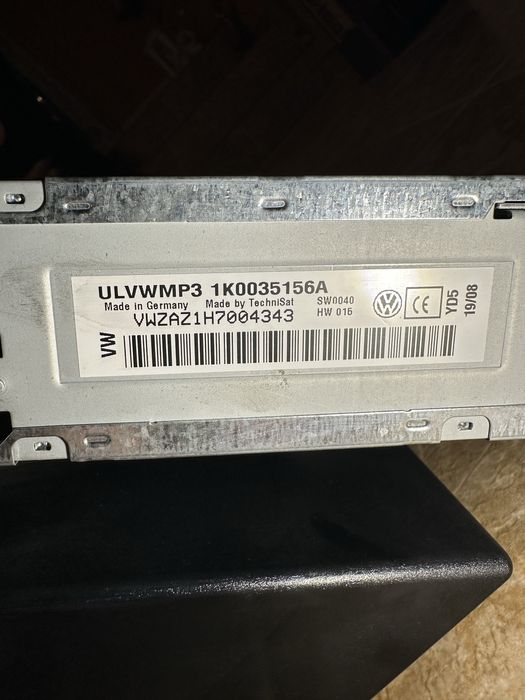 Магнітола штатна Volkswagen Golf 5