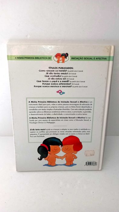 Já não tenho Medo! Primeira Biblioteca de iniciação sexual e afetiva