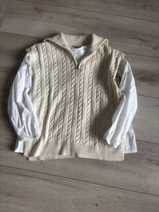 Вязаний жакет, стильна жилетка