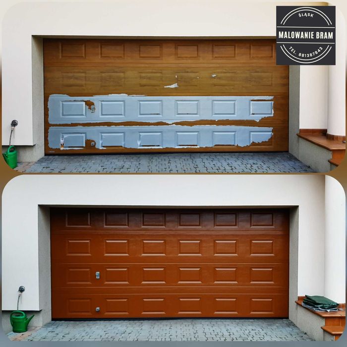 Malowanie BRAMA garażowa naprawa RENOWACJA serwis Wiśniowski Normstahl