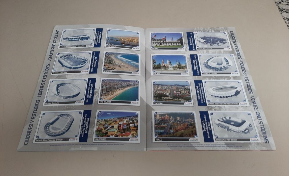 Cadernetas Futebol Copa America  2015 panini NOVA