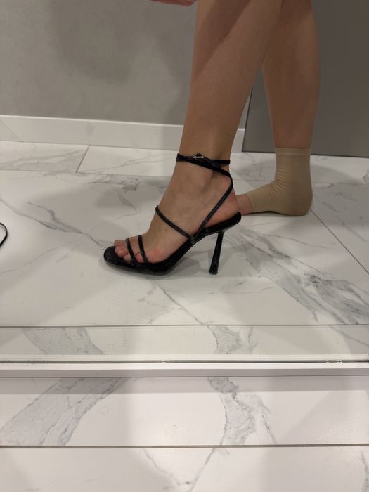 Туфли Зара Zara 39 размер черные