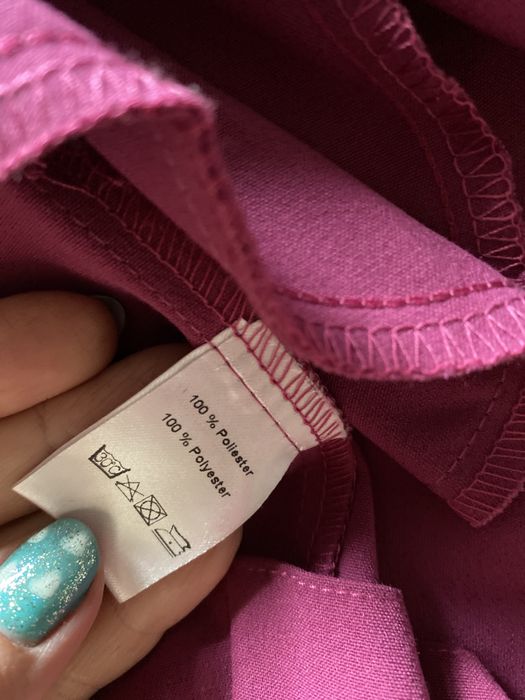 Sukienka oversize XL bordowa