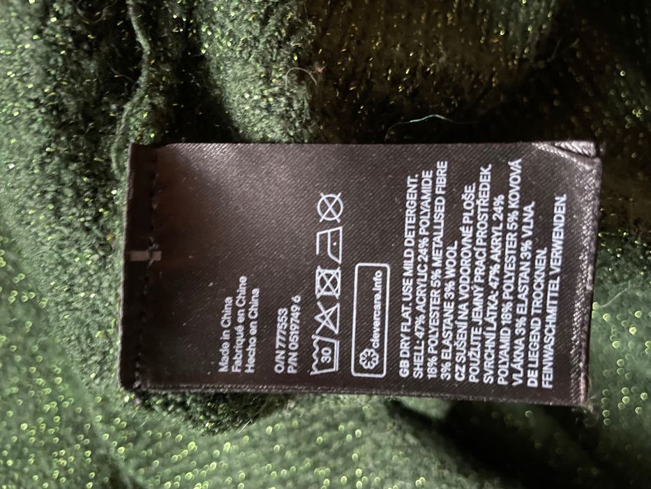 Błyszczący sweter XL