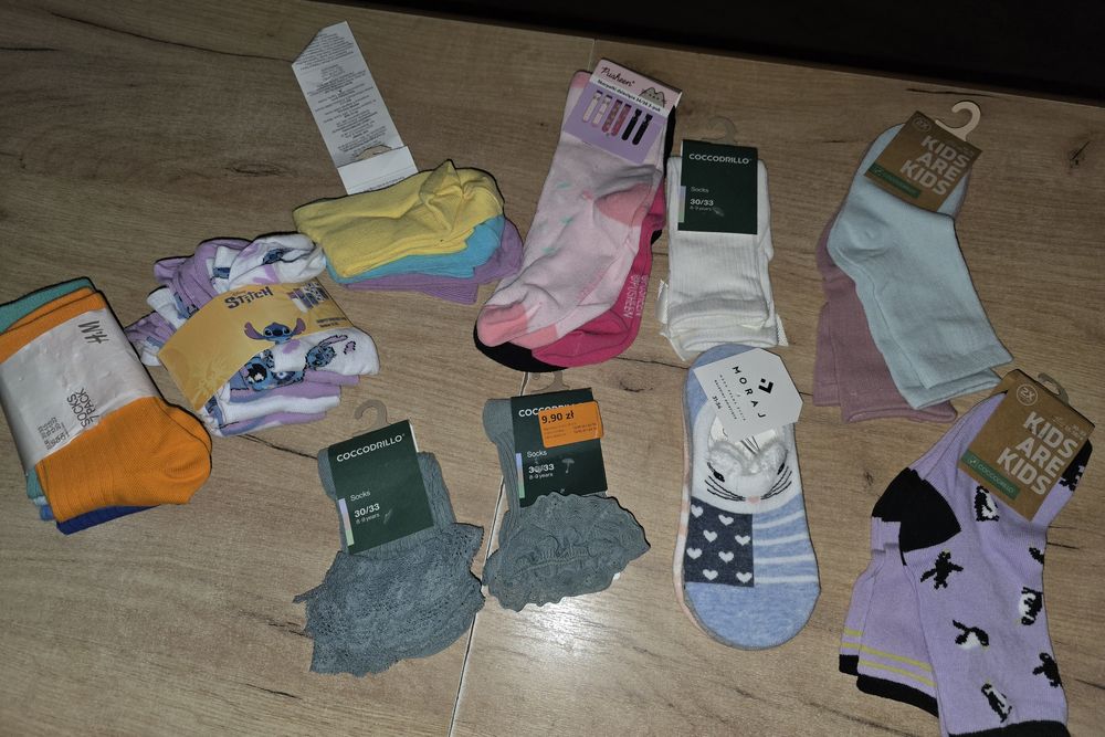 26 par nowych skarpetek Coccodrillo,  hm 30/33