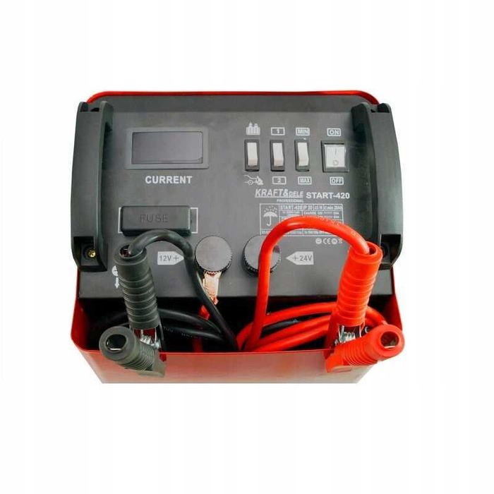 Prostownik Samochodowy Akumulatorowy Z Rozruchem 480A 12V 24V Rozruch