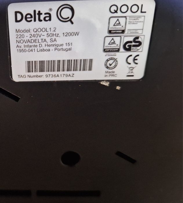 Máquina de Café DELTA QOOL 1.2 Preto