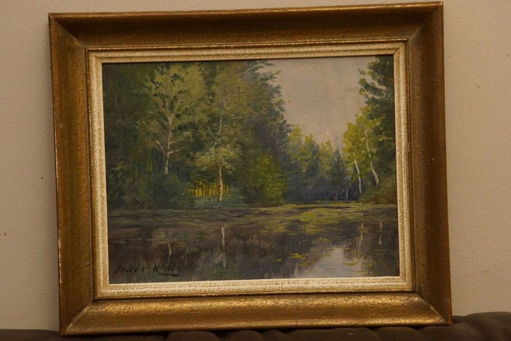 obraz na desce bardzo stary