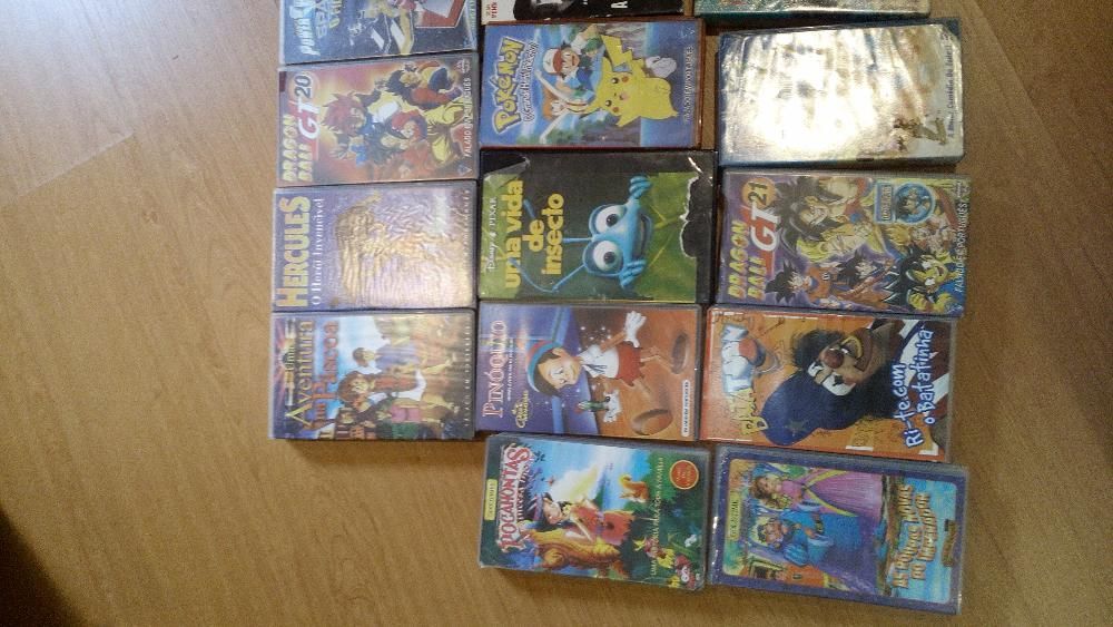 cassetes video VHS desenhos animados - vários