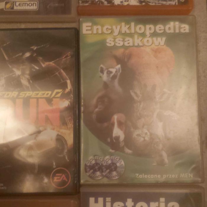 zestaw  13 gier PC  + 2  Encyklopedie