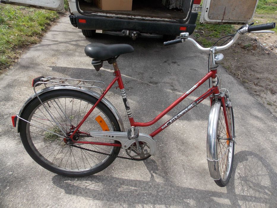 Rower Hercules zabytkowy niemiecki przerzutki w piaście oryginał