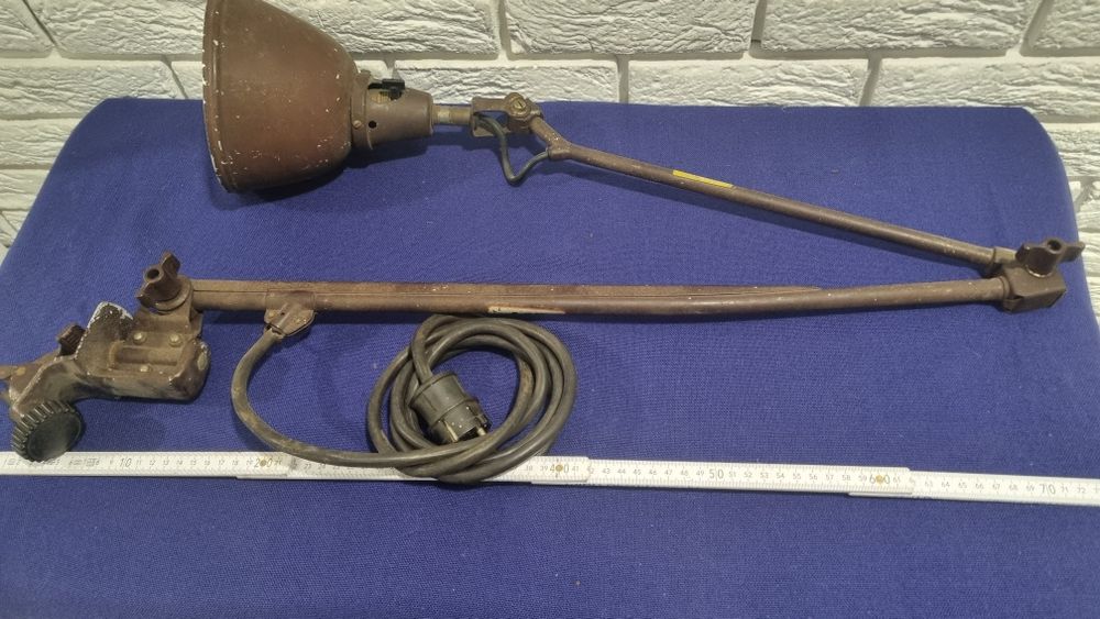 Stara lampa przegubowa z Niemiec