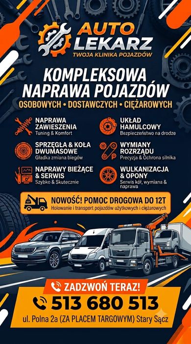 Naprawy blacharskie zabezpieczenia antykorozyjne konserwacja lakierowanie mechanika pojazdowa
