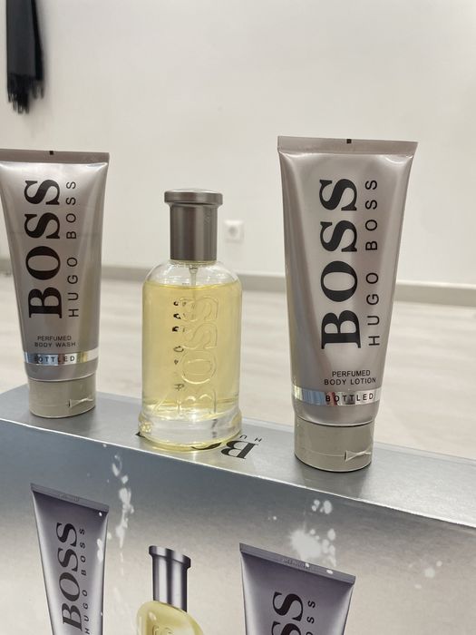Conjunto Hugo Boss Bottled Original – Perfume + Gel + Loção Corporal