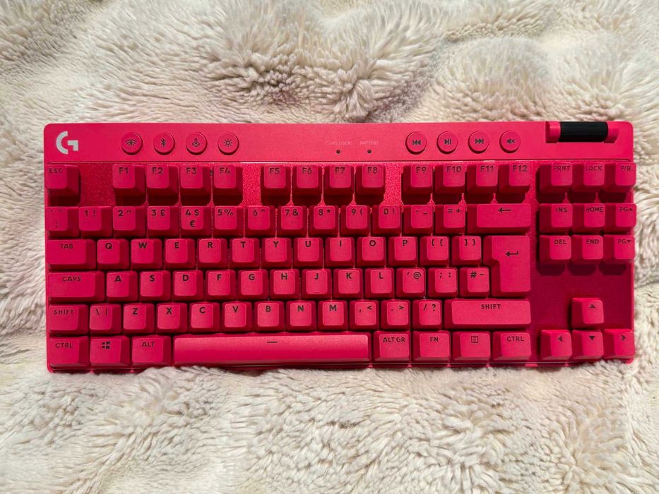 Klawiatura LOGITECH G Pro X TKL Lightspeed Tactile Różowy [stan bdb]