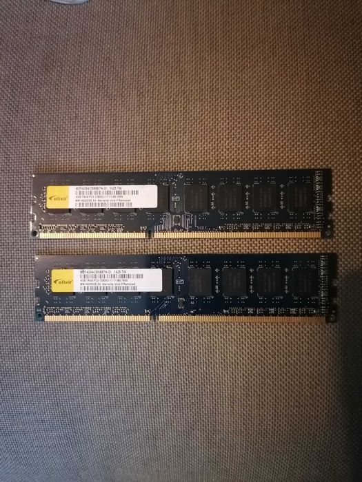 pamięć RAM 8GB  PC3, DDR3 do komputera stacjonarnego (2 kości po 4 GB)