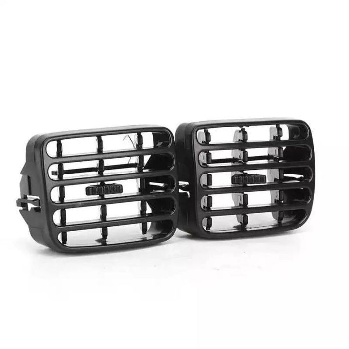 Conjunto Grelhas Ventilação Centrais Tablier Renault Clio 2 - Preto