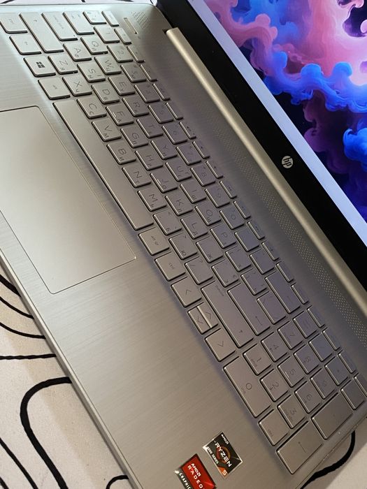 Ноутбук hp 15.6 fhd ips ryzen 5