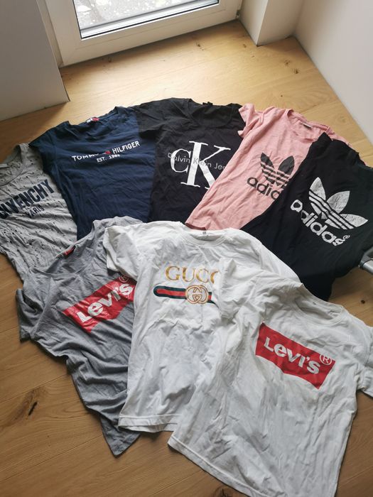 T-shirt  używane 8 szt