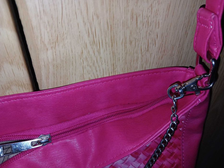 Сумка МС сумочка корал (29х28 см) на молнии цвет коралловый