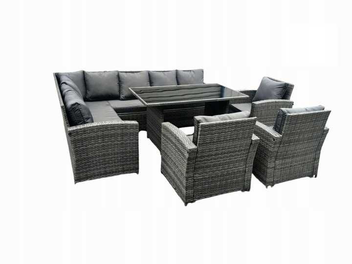 Meble Ogrodowe Tarasowe Zestaw Mebli ogrodowych Technorattan Komplet