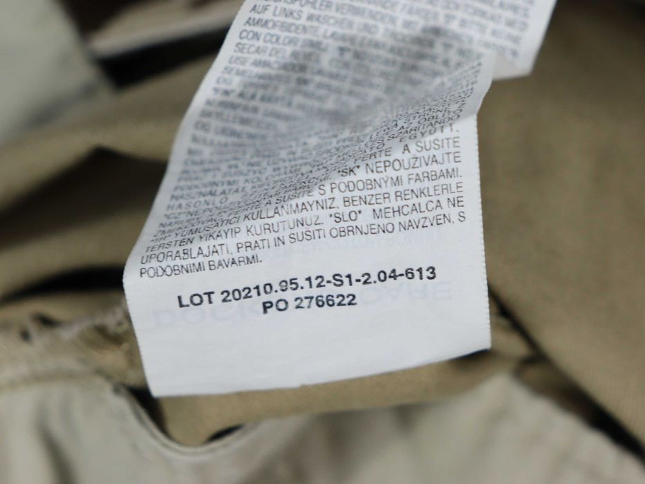 Dockers by Levi's klasyczne khakis chino chinosy męskie luźne M L W33