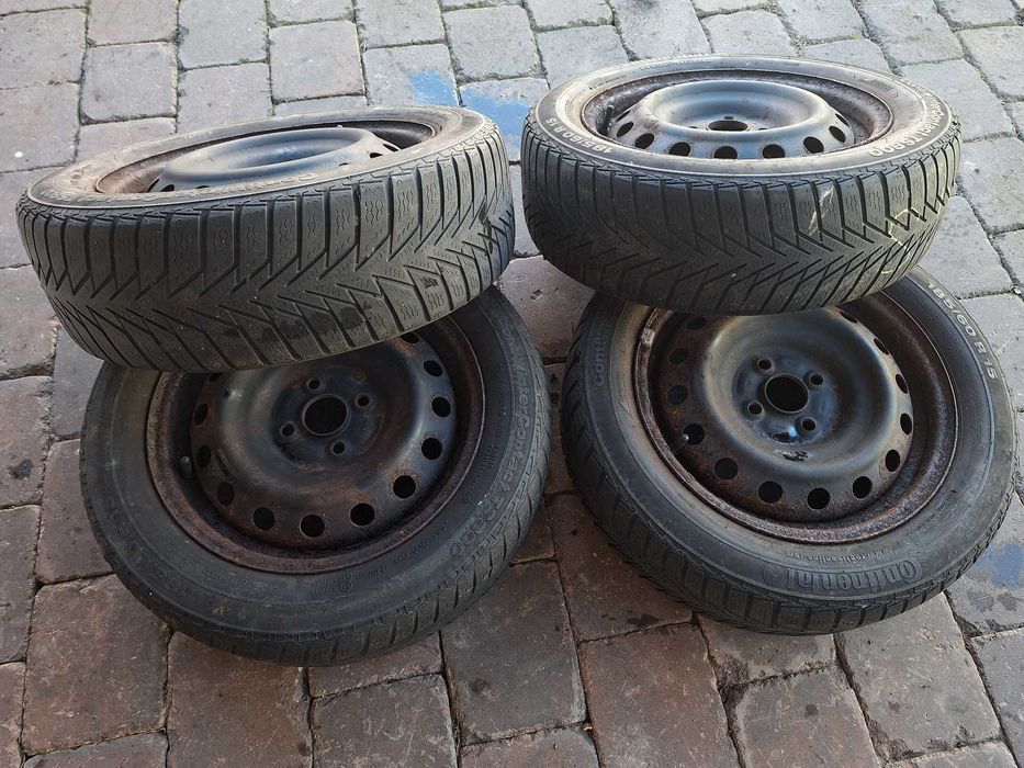CONTiNENTAL koła zimowe * 4x100  * Toyota yaris * zimówki * felgi *
