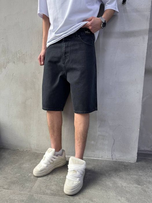 Джинсові шорти Baggy в 6-ти кольорах, широкие мужские джинсовые шорты бегги, Найкраща ціна
