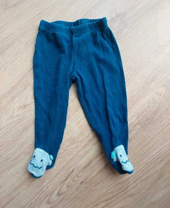 Granatowe spodnie Carters rozm. 68