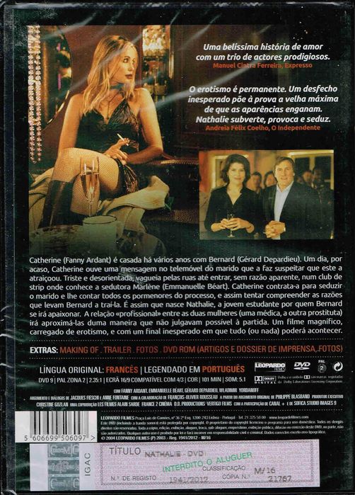 Filme em DVD: NATHALIE "Nathalie" - NOVO! A Estrear! SELADO!