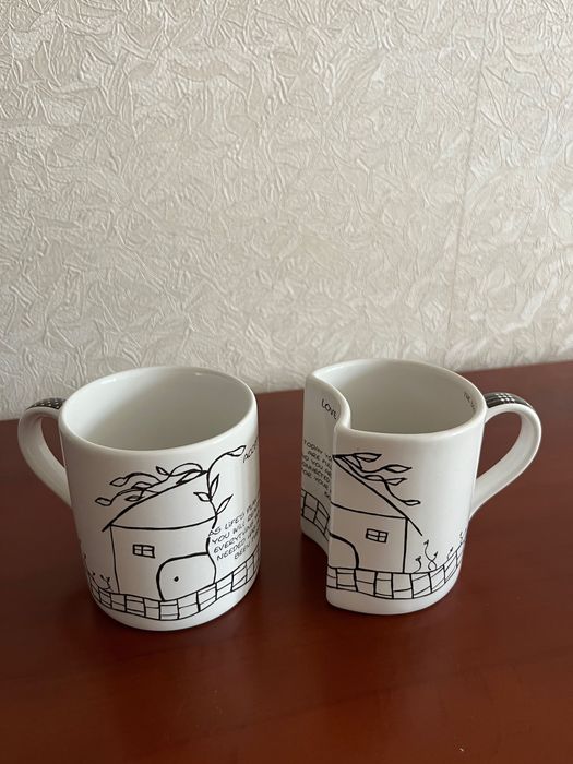 Набір чашок для весілля або закоханих