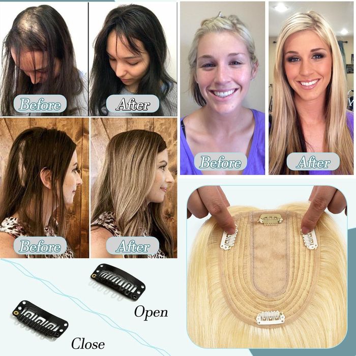 Nakładka z naturalnych włosów