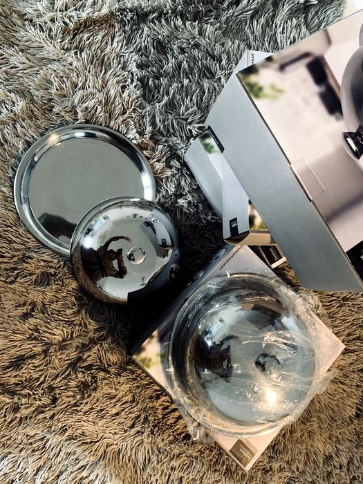 Taca ze stali nierdzewnej z pokrywą Ø30 – jak nowe