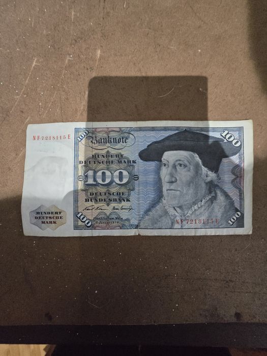 Nota 100 Marcos Alemã
FEDERAL DA ALEMANHA 100
MARCA ALEMĂ 1970