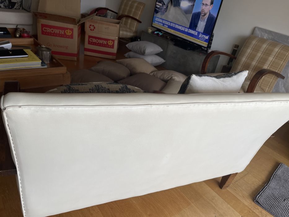 Conjunto sofa e cadeirõe vintage