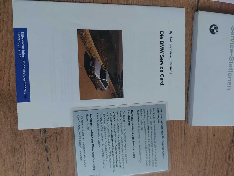 Oryginalna instrukcja BMW e36