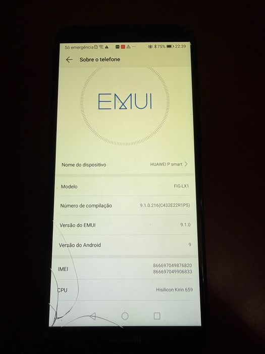 Huawei P Smart 32 GB Preto — Funcional