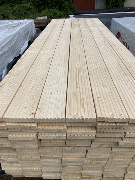 Deska tarasowa 27x145 AB , świerk skandynawski