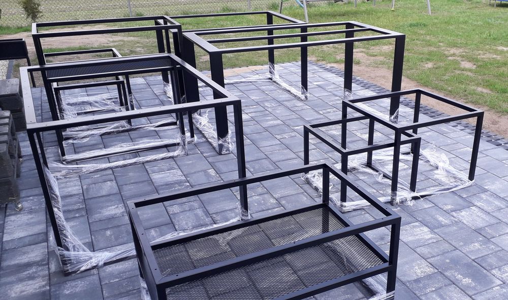 Noga metalowa pająk, stół pająk, krzyżak, stół na taras