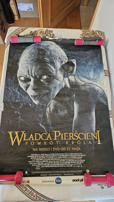 3 oryginalne plakaty władcy pierścieni