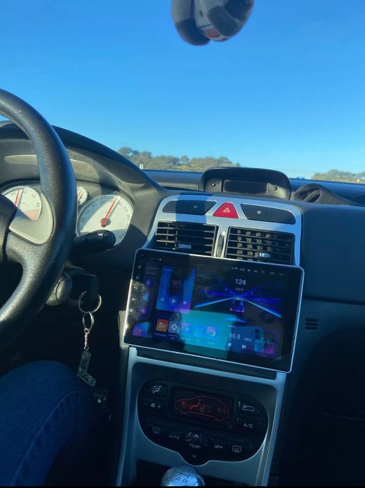 Rádio Android 14 com GPS Peugeot 307 (Artigo Novo)