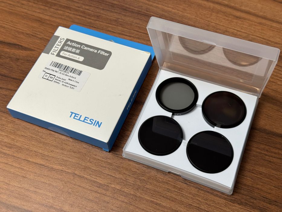 TELESIN Zestaw filtrów do DJI Osmo Action 6