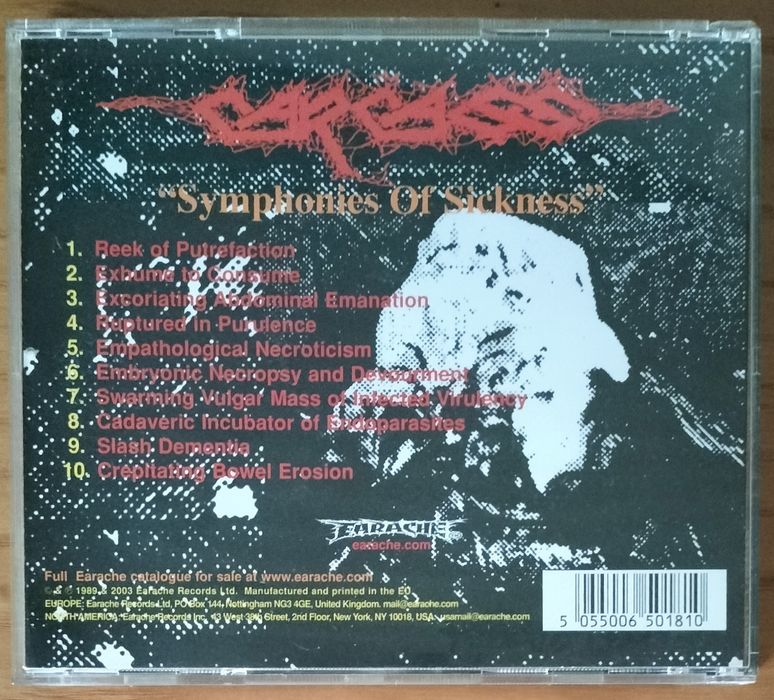 Carcass - Symphonies Of Sickness
