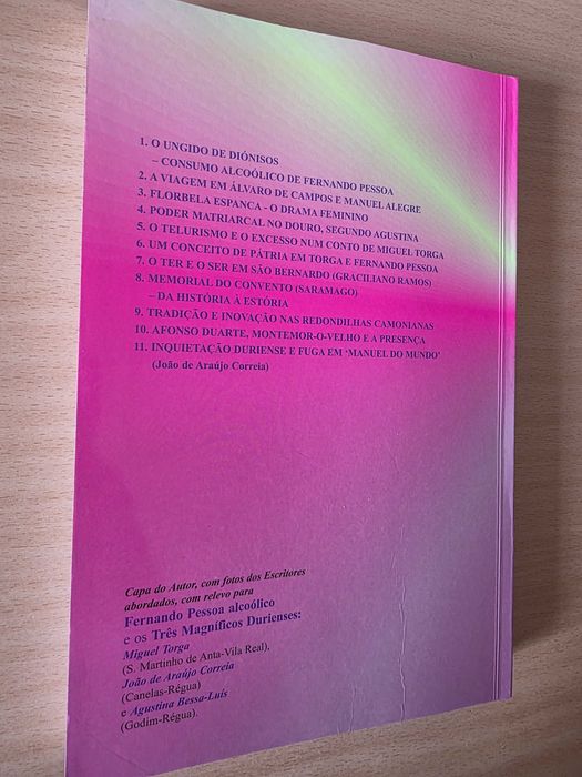 "O Ungido de Diónisos e Outros Ensaios" de Altino Moreira Cardoso