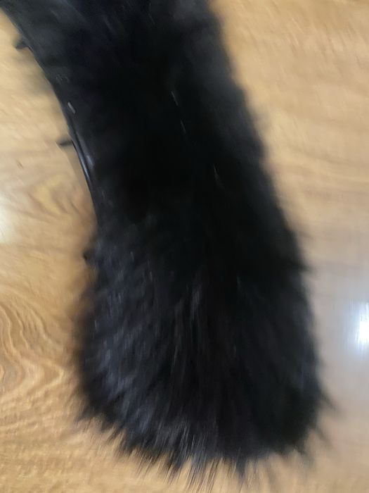 Воротник песец черный