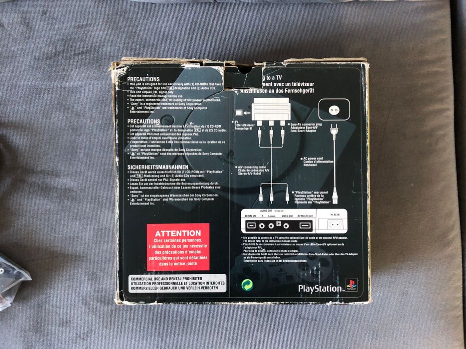 PlayStation PSX scph-1002 C box