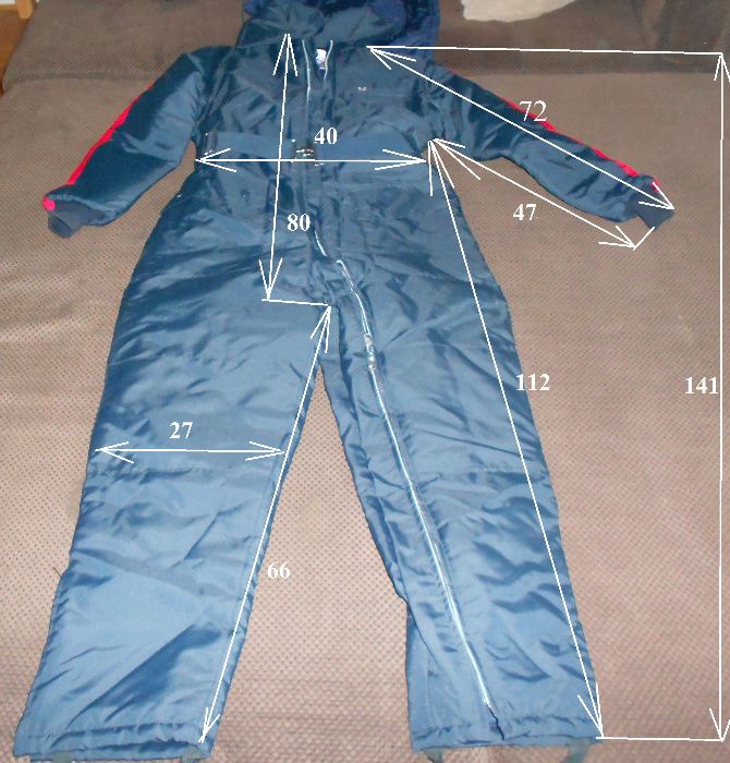 KOMBINEZON narciarski męski USA